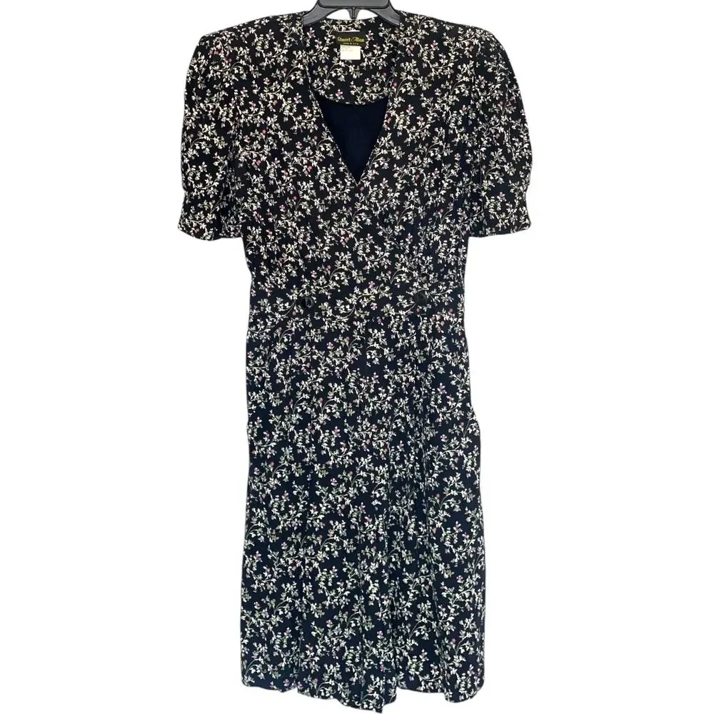 Vintage Stuart Alan Floral Romper Size 12